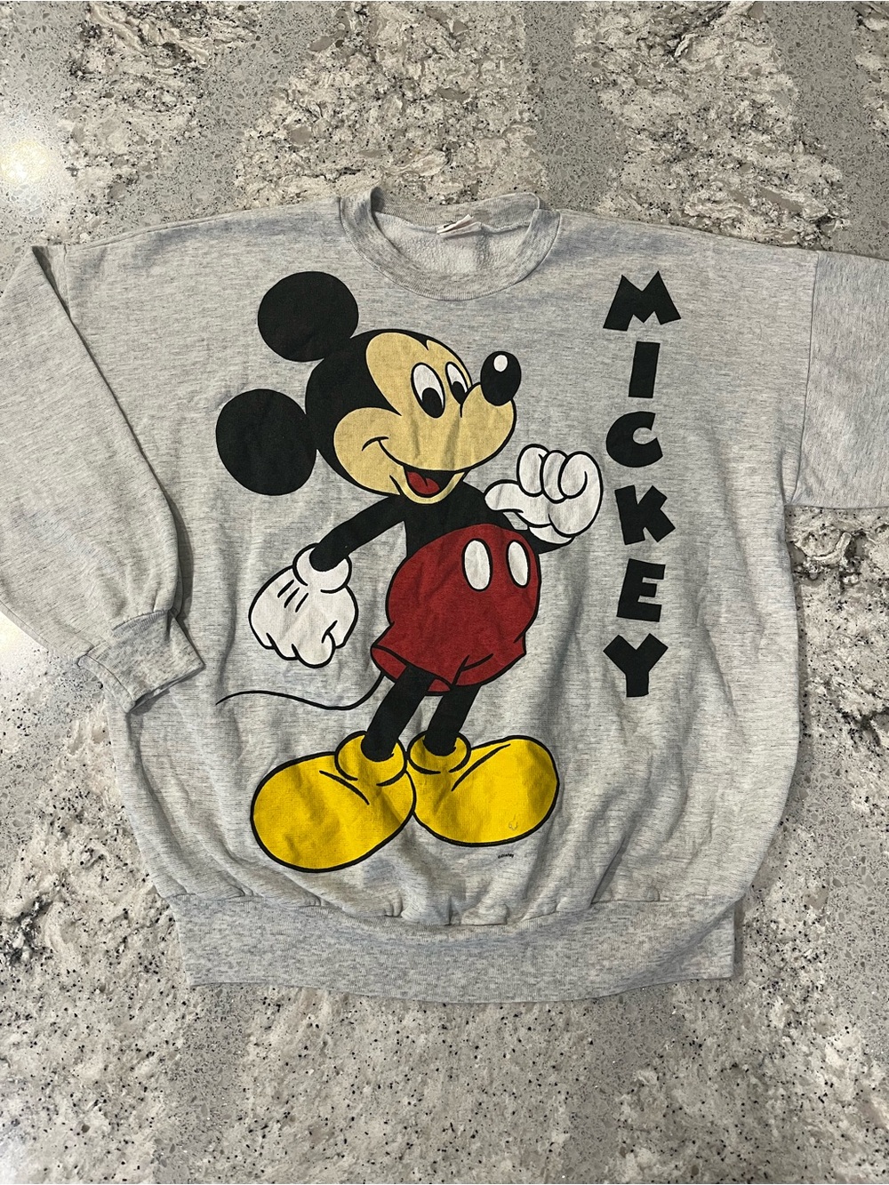 Vintage 90s Mickey Mouse AOP Crewneck